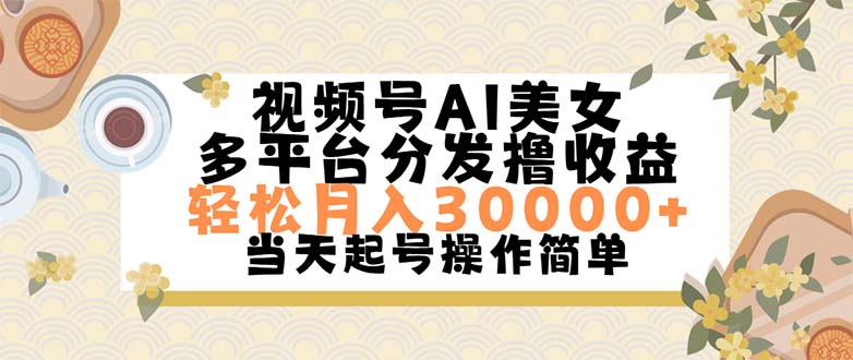 （11684期）视频号AI美女，轻松月入30000+,操作简单轻松上手 - 中赚网创-中赚网创