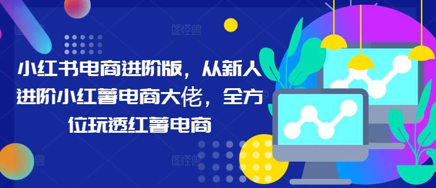 小红书电商进阶版，从新人进阶小红薯电商大佬，全方位玩透红薯电商 - 中赚网创-中赚网创